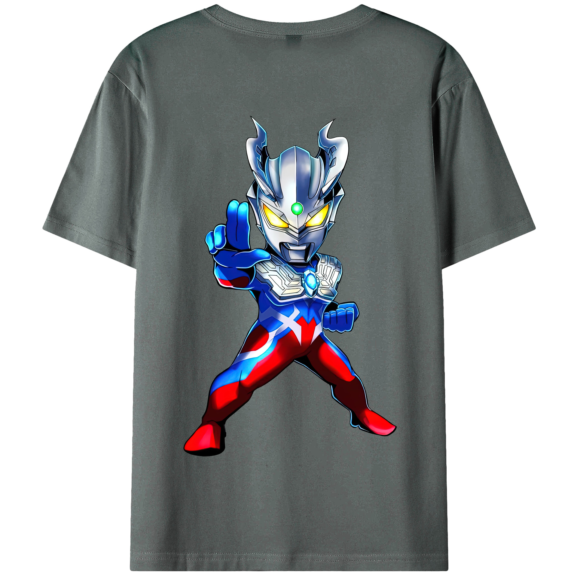 （画像用） ウルトラマン Ultraman 綿100％半袖Tシャツ（背面プリント）